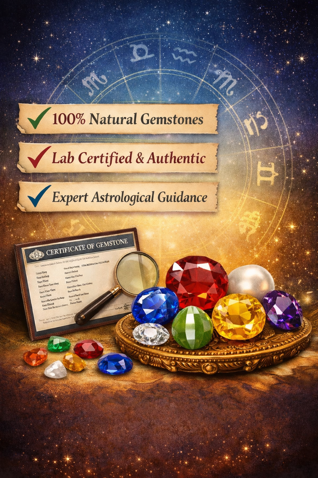 Khatri Gems and Sons Patna Certified Navratna Gemstone Shop